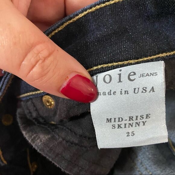 joie Sz 25 Dark Wash Mid-Rise Skinny Jeans - Picture 4 of 7